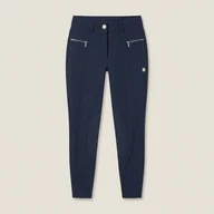 Reithose in Navy mit Kniegrip – KI-generierte Illustration
