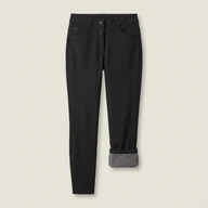 Winterreithose in Schwarz mit Fleecefutter – KI-generierte Illustration