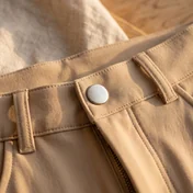 Bund einer Reithose mit Knopf und Gürtelschlaufen – KI-generierte Illustration